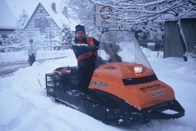 Wilhelmsfeld, Loipentechnik, Skidoo