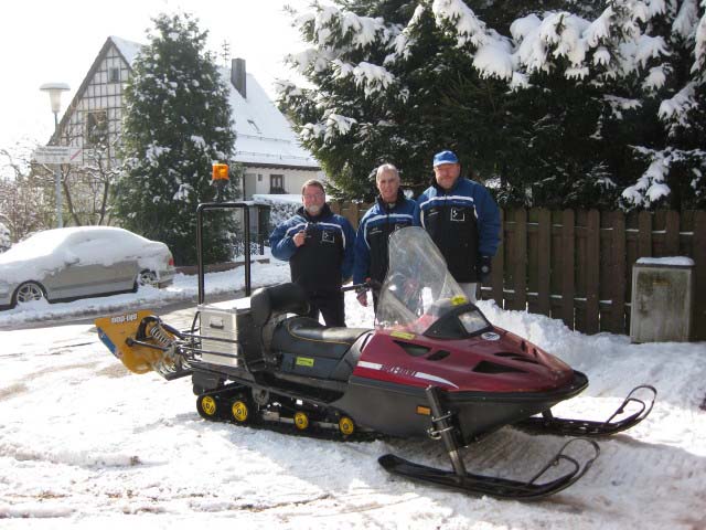 Wilhelmsfeld, Loipentechnik, Skidoo